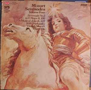 Виниловая пластинка WILLI BOSKOVSKY VIENNA MOZART ENSE Моцарт Серенады Том Четвертый STS15301 LONDON 1975 США Классическая Б/У