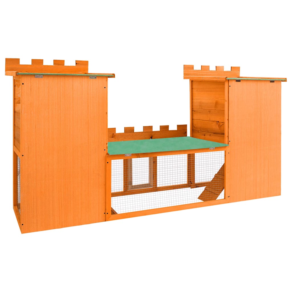 Large Rabbit Hutch Small Animal Cage Duplex House