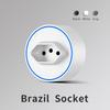 Brazil/Russian/Israel/Italy Track Socket 8000W Wall Power Socket With Switch FR EU US UK Standard Movable Adapter Plug with USB