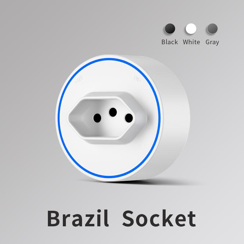 Brazil/Russian/Israel/Italy Track Socket 8000W Wall Power Socket With Switch FR EU US UK Standard Movable Adapter Plug with USB