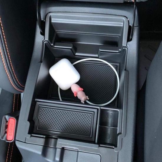 Center Console Organizer Tray Compatible with Crosstrek 2018- and Black