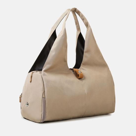 Yoga Travel Bag with Yoga Mat Fixing Strap Water-Resistant Oxford Fabric Multi-Functional Pockets Gym Bag