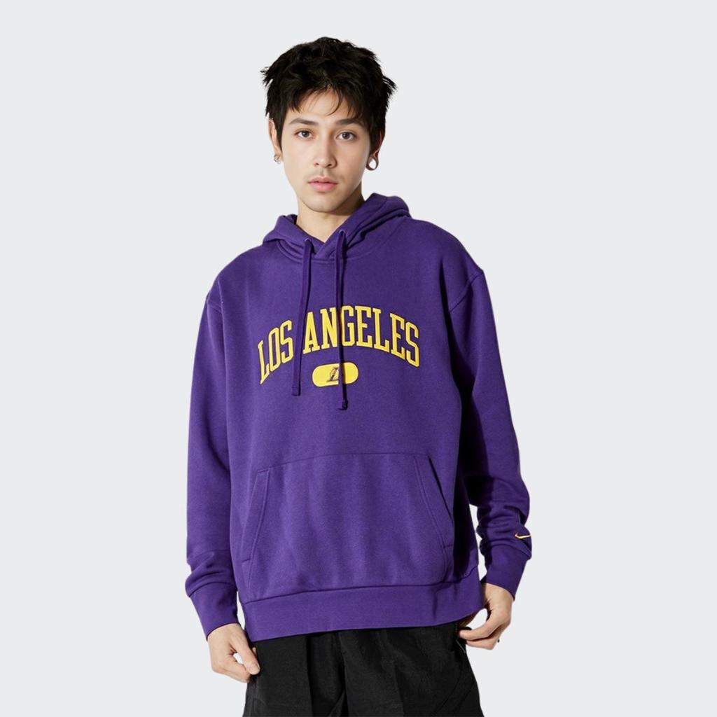 Nike Мужская толстовка с капюшоном Los Angeles Lakers Фиолетовая CV4615-504