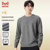 Men's Premium Fleece-Lined Round Neck Knitted Sweater