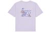 Women's T-Shirt Drop Shoulder Sleeve T Shirt Women's Purple