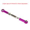 6 pcs 81mm   Aluminum Servo Links Tie Rod Set for RC Car Accessories