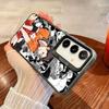 Чехол для телефона Haikyu Nishinoya Yuu Для Черного lMDЦвет Серебряная Раковина Для Samsung A56 A16 A55 A15 A35 A25 A54 A14 A34