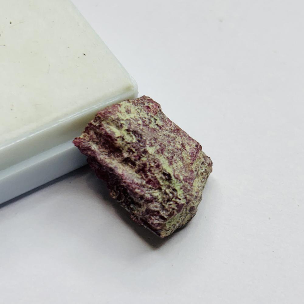 CERTIFIED Natural Ruby Zoisite Rough Earth Mined 22 Ct Red Green Loose Gemstone