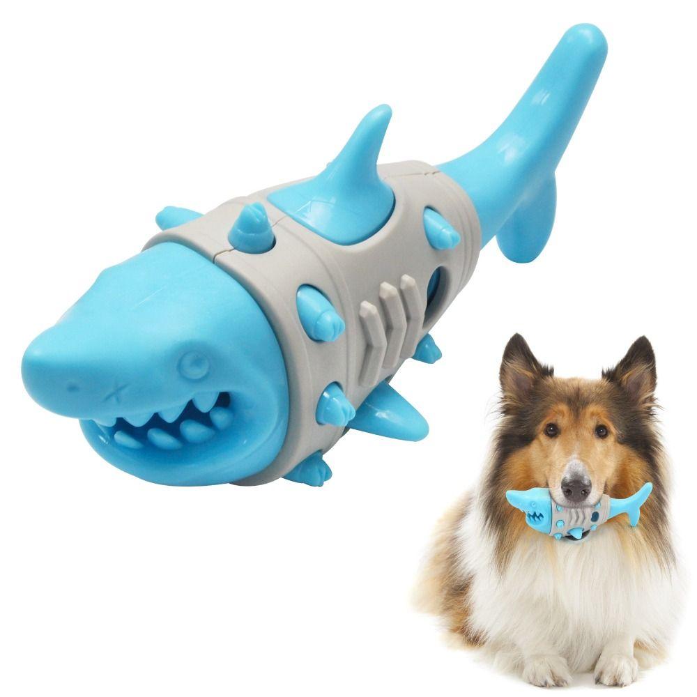 Bite-resistant Pet Leaking Food Toy Simulated Shark Pet Training Toy  Sniffing Hiding Food