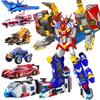 6 В 1 Master V Ultimate Робот-трансформер Тобот в Машину Игрушка Корейский Мультфильм Братья Аниме Тобот Деформируемая Машина Самолет Игрушки