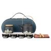 Black Pottery Travel Tea Set