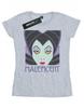 Womens/Ladies Maleficent Cropped Head Cotton T-Shirt