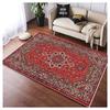 Turkish Style Red Rug Classic Style Carpet Non Slip Living Room Rug Popular Modern Rug Ottoman Style Boho Rug Entrance Door Mat
