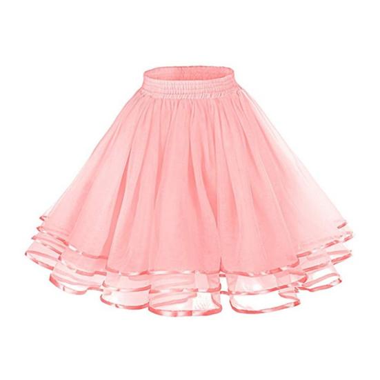 Юбка-подъюбник для девочек из пышного тюля с эластичной завышенной талией, пышная 3-слойная юбка из тюля, юбка на атласной подкладке, платье-юбка
