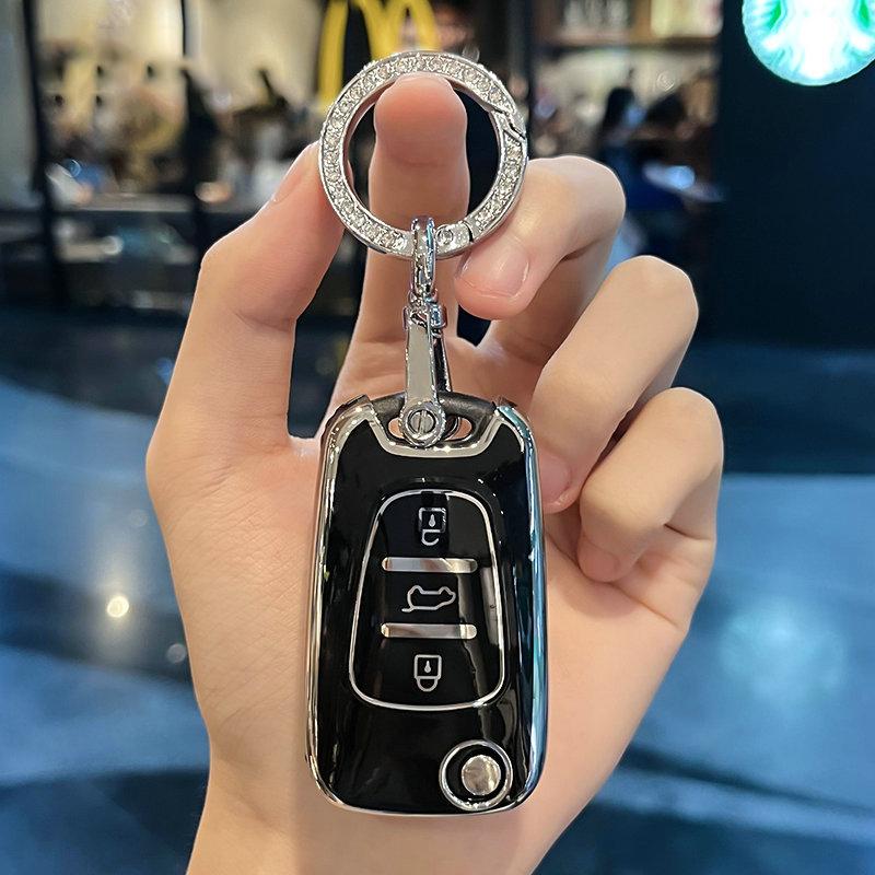 Чехол-брелок из ТПУ для автомобильного ключа KIA Rio 3 Soul Optima Ceed K2 Cerato Sportage Для Hyundai Elantra Accent i20 ix35 Брелок