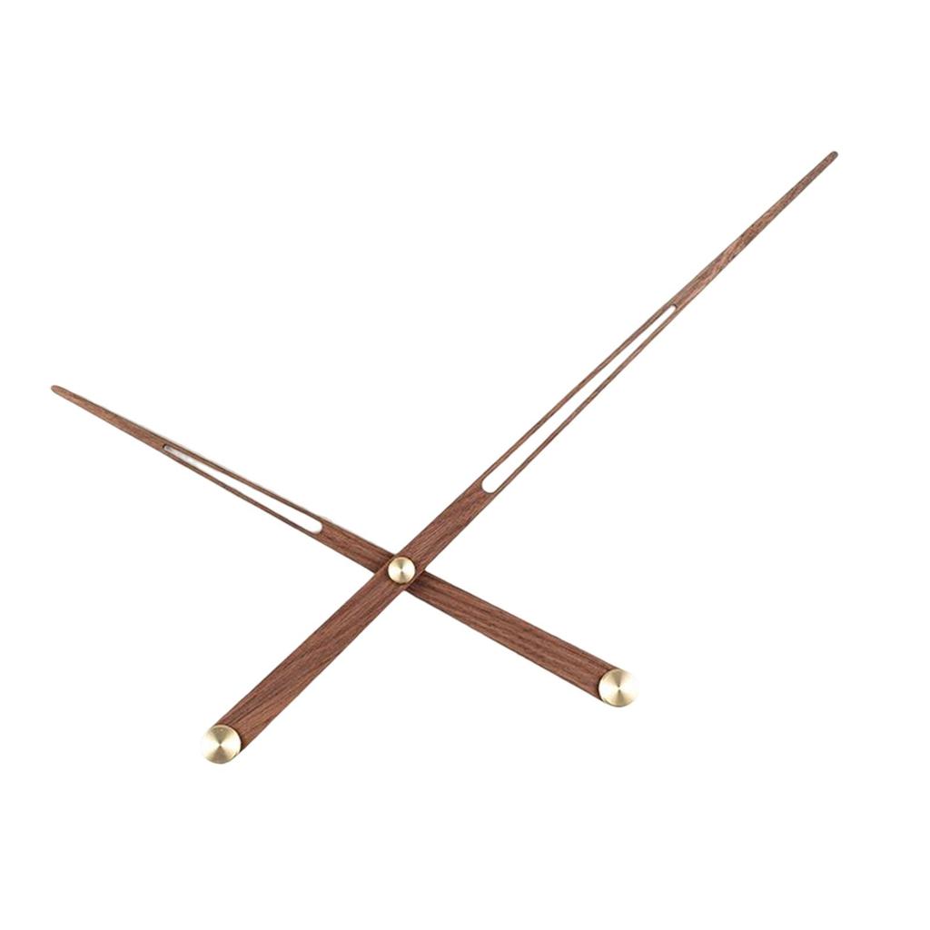 Clock Hands Equipment Replacement Parts Black Walnut Easy To Install Wall Clock Pointer for Household for High Torque Movements