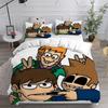 3D Печать Постельное белье Eddsworld Односпальное/Полуторное/Двуспальное/Евро/Кинг-сайз Для Взрослых Спальня Пододеяльники Наборы Аниме Подарок
