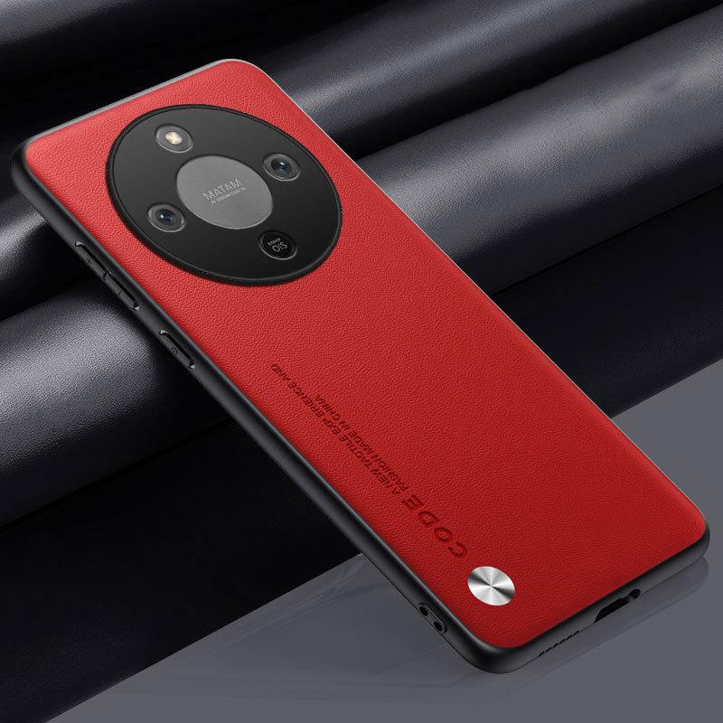 Luxury PU Leather Case For Honor Magic 8 Lite 5G Back Cover For Honor X70 X9D Silicone Phone Funda Magic8 Lite 8Lite Bumper