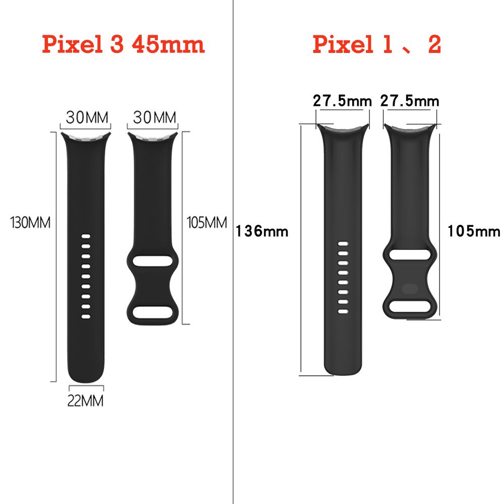 Спортивный ремешок для часов Google Pixel Watch 3 41 мм 45 мм Мягкий дышащий браслет для Pixel Watch 1 Pixel Watch 2 ремешок для часов
