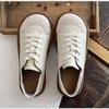 Fashion 2024 New Women's Shoes Spring Single Shoes Ugly Cute Women's Small White Comfortable Big Head Shoes Pu Leather