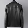 Leather Leather Jacket Leather Men's Leather Jacket Leather Casual Goatskin Men's Stand-Up Collar Casual Jacket