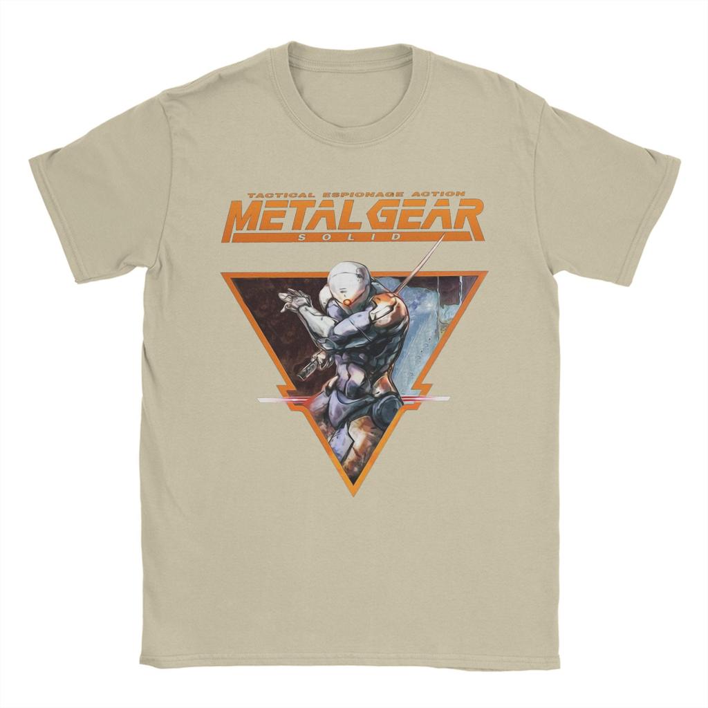 Metal Gear Solid Gray Fox T Shirts for Men 100% Cotton Funny T-Shirts Round Collar Tees Short Sleeve Clothing Plus Size