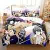3D Аниме Каваи Молодые Девушки Kanokon Комплект Постельного Белья Напечатанный Комплект Постельного Белья С Наволочкой Мягкое Покрывало Мягкое Односпальное Двуспальное Квин Супер Кинг-Сайз Размеры
