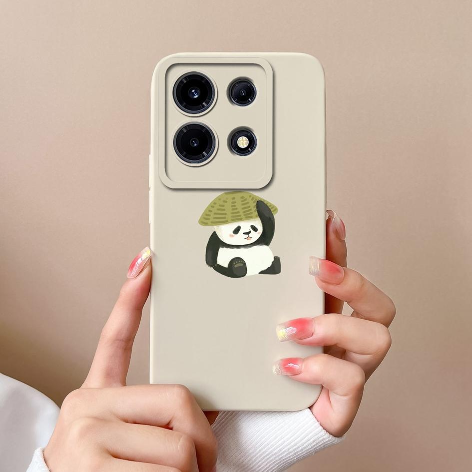 For Infinix Note 30 Smart 7 Plus Hot 30 Itel A60s S23+ P40+ Tecno Spark 10 Phone Case Cover Cute Bear Matte Soft Silicone Shockproof Shell Bumpers