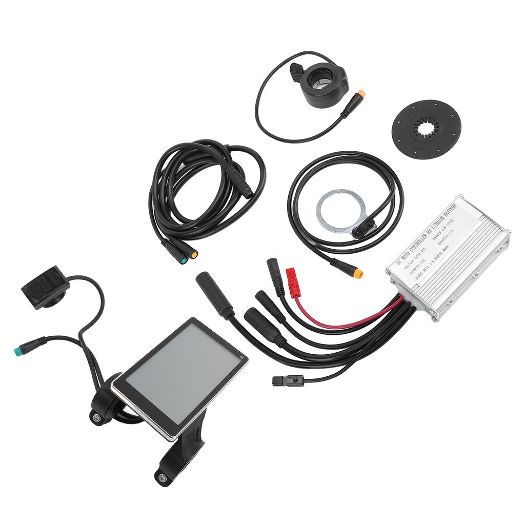 Electric Scooter Conversion Kit Water Resistant 15A Controller LCD Display Panel Pedal Assist Sensor Thumb Throttle 1