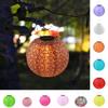 Солнечная Тканевая Светодиодная Вечеринка Подвесная Декоративная Лампа Разноцветные Украшения для Балкона Сада