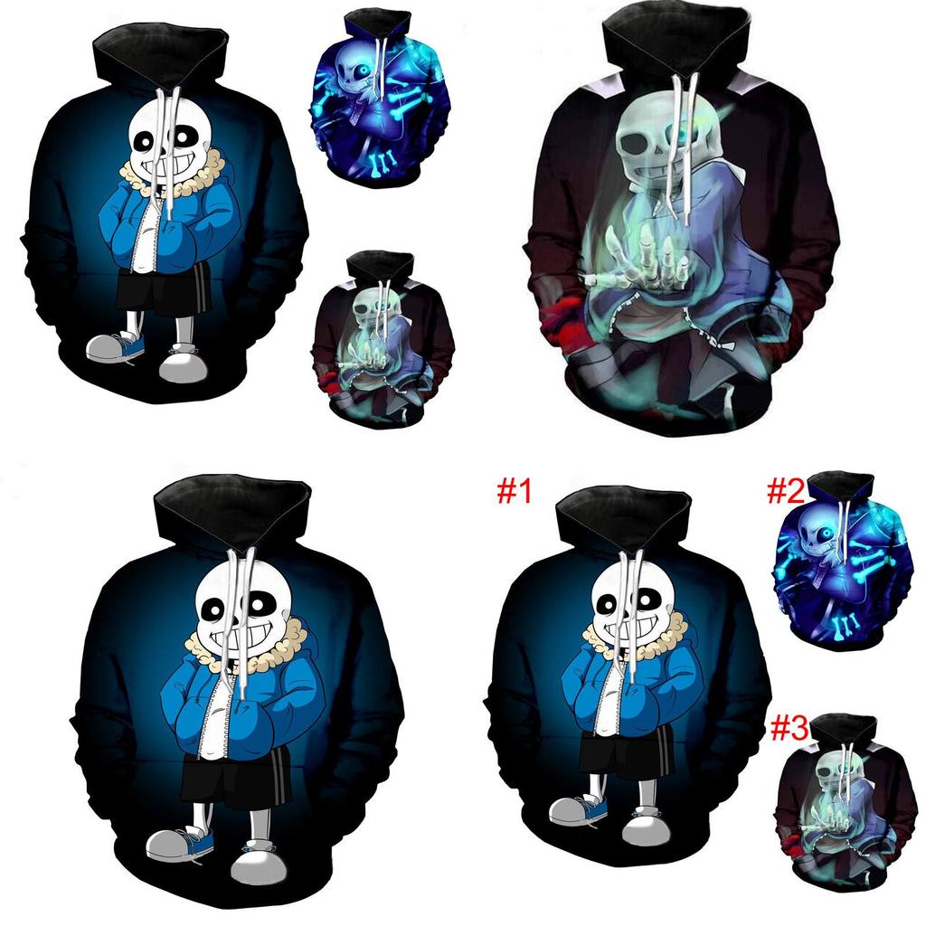 Cartoon Frisk Undertale 3d Print Hoodies Sweatshirt Pullover Jacket Sweatshirt