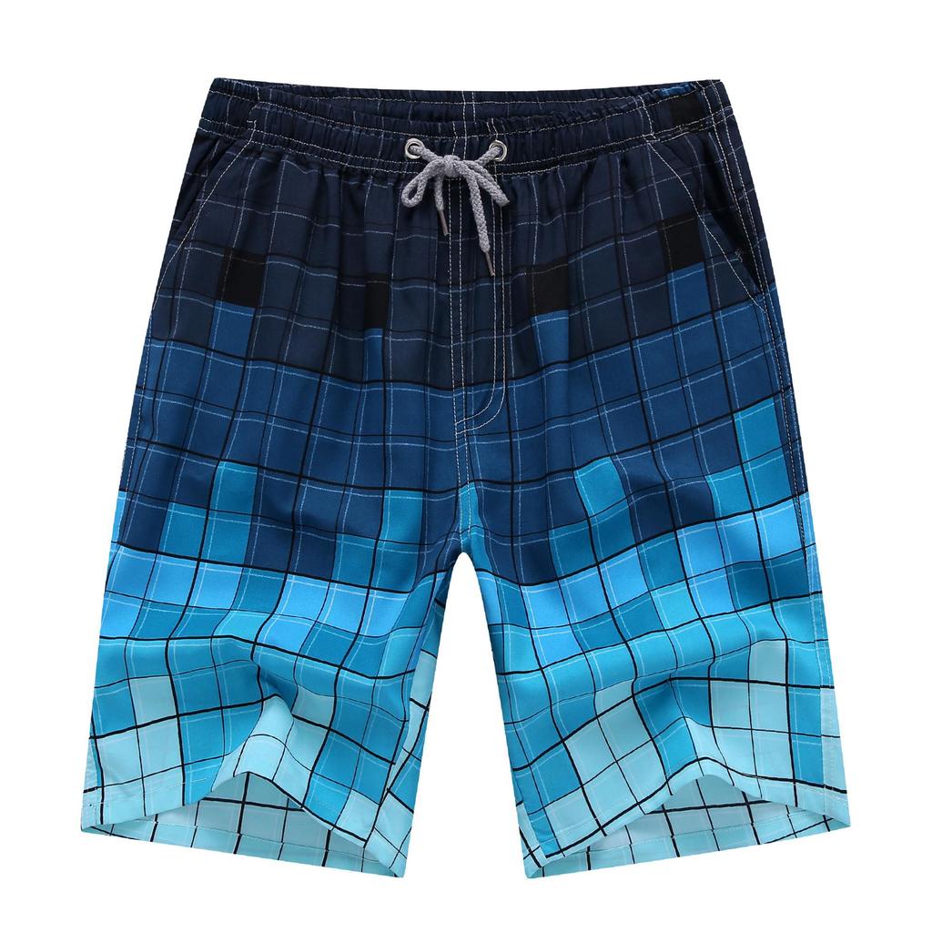 Men's Quick-Dry Beach Shorts: Summer Seaside Swim & Sports, Loose Five-Point Pants for Couples