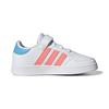 Adidas Neo Breaknet Casual Low Top Kids Skate Shoes Kids Sneakers White Blue Pink GY6016