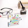Thank You Puzzle Acrylic Decoration Appreciation Desktop Gift Home Office Teacher Colorful Letter Jigsaw