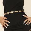 Boho Chic Dress Waist Chain Vintage Body Chain Versatile Metal Leaf Belt  Women's Fashion Accessory