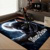 1PC Custom Name Nighttime Bat Majesty Theme Floor Mat Ideal for Living Room, Game Rooms, Office, Bedroom, Floor Mat Playful Design