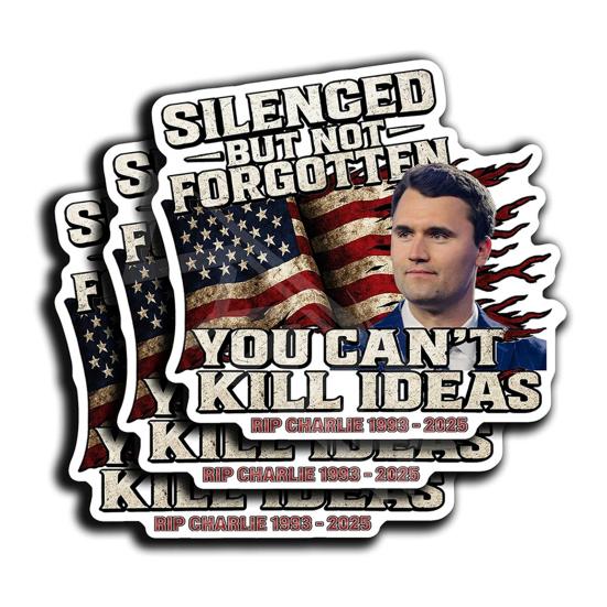 10 шт. Памятные наклейки Чарли Патриотические виниловые наклейки Флаг США Наклейка на ноутбук для автомобиля, бутылки с водой, окна транспортного средства