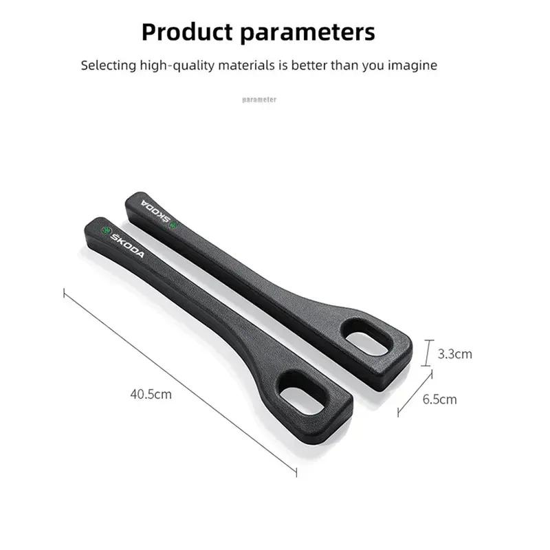 2Pcs Car Seat Gap Filler Side Seam Plug Strip Leak-proof Filling For Skoda Octavia A7 Fabia Superb Yeti Rapid Kodiaq Kamiq Karoq