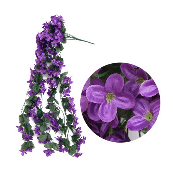 Outdoor Artificial Fall Fake Flowers Hanging Vines UV Resistant Faux Flowers Realistic Look Home Garden Decor