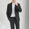 Мужской деловой и свадебный пиджак в корейском стиле Slim Fit