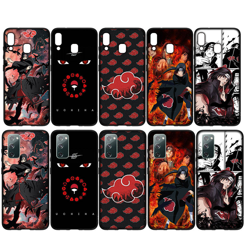 Для iPhone 15 14 Xiaomi Redmi Note 13 12 11 Pro Max X 8 7 XR Samsung Galaxy A15 S24 S23 A05 Huawei OPPO A17 аниме Учиха Итачи Акацуки чехол для телефона