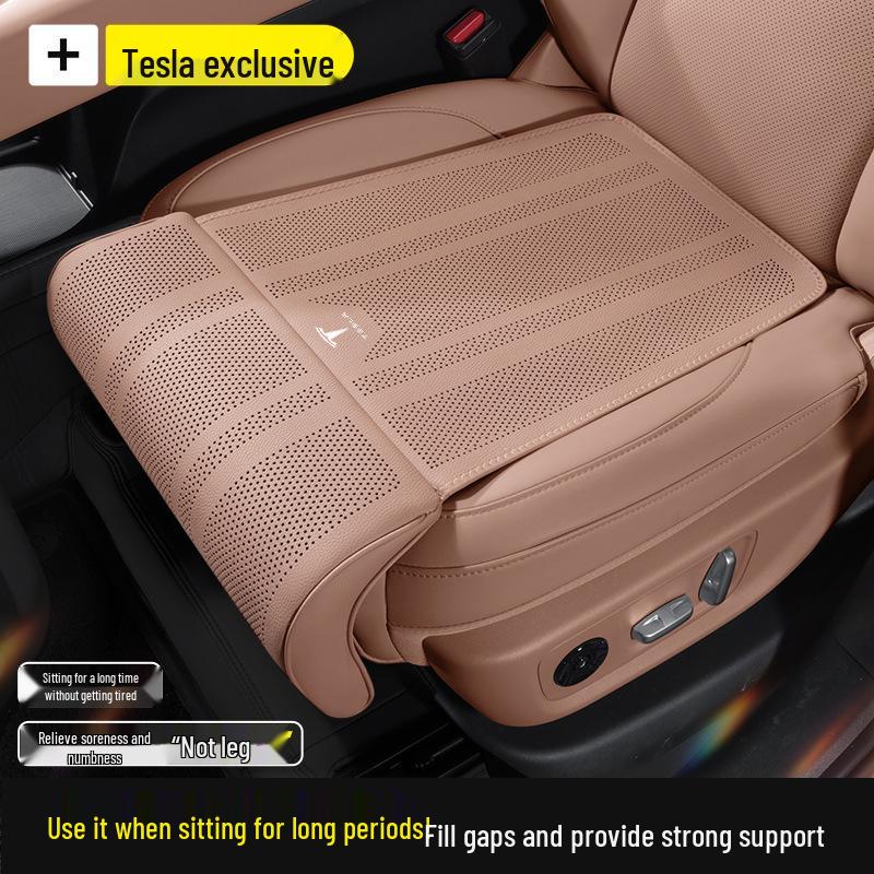 Подушка для сиденья и подставка для ног Tesla - Новый стиль для Model Y/3/X/S, Дышащая и вентилируемая