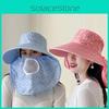 Trendy Summer Sun Hat For Women With Bow Breathable Uv Protection Use Outdoor