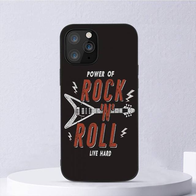 Чехол для телефона в стиле рок-н-ролл в стиле старой школы для Iphone 11 12 Mini 13 14 Pro Xs Max X 8 7 6s Plus 5 Se Xr Shell