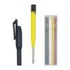 Carpenter Pencil with Refill Long Nosed Deep Hole Marker for Painting Glass