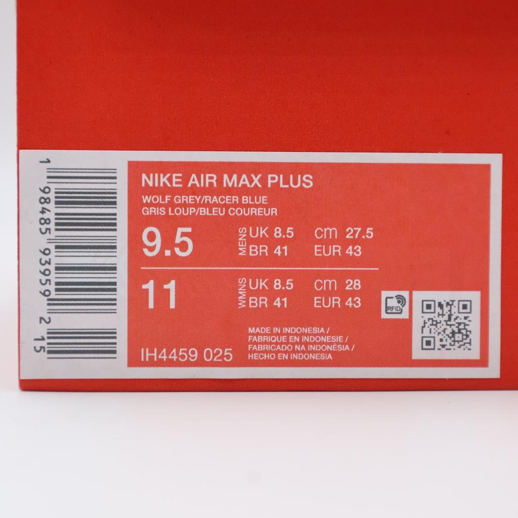 IH4459-025 Nike Air Max Plus Вольф Грей Рейсер Блю (Мужской)