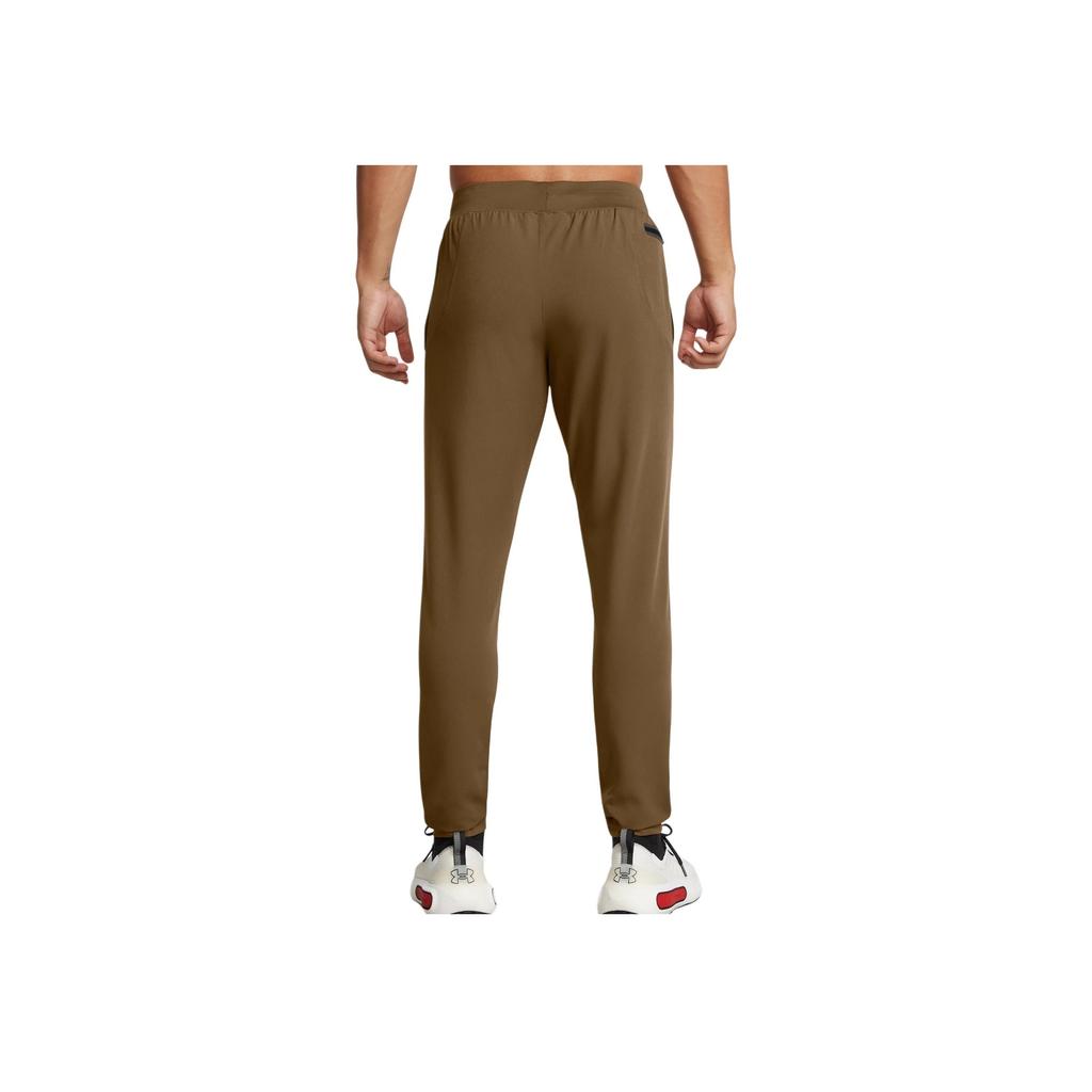 Under Armour Ua Unstoppable Tapered Soft Elastic Solid Color Versatile Knit Joggers Men Joggers Coyote-Brown 1352028-498