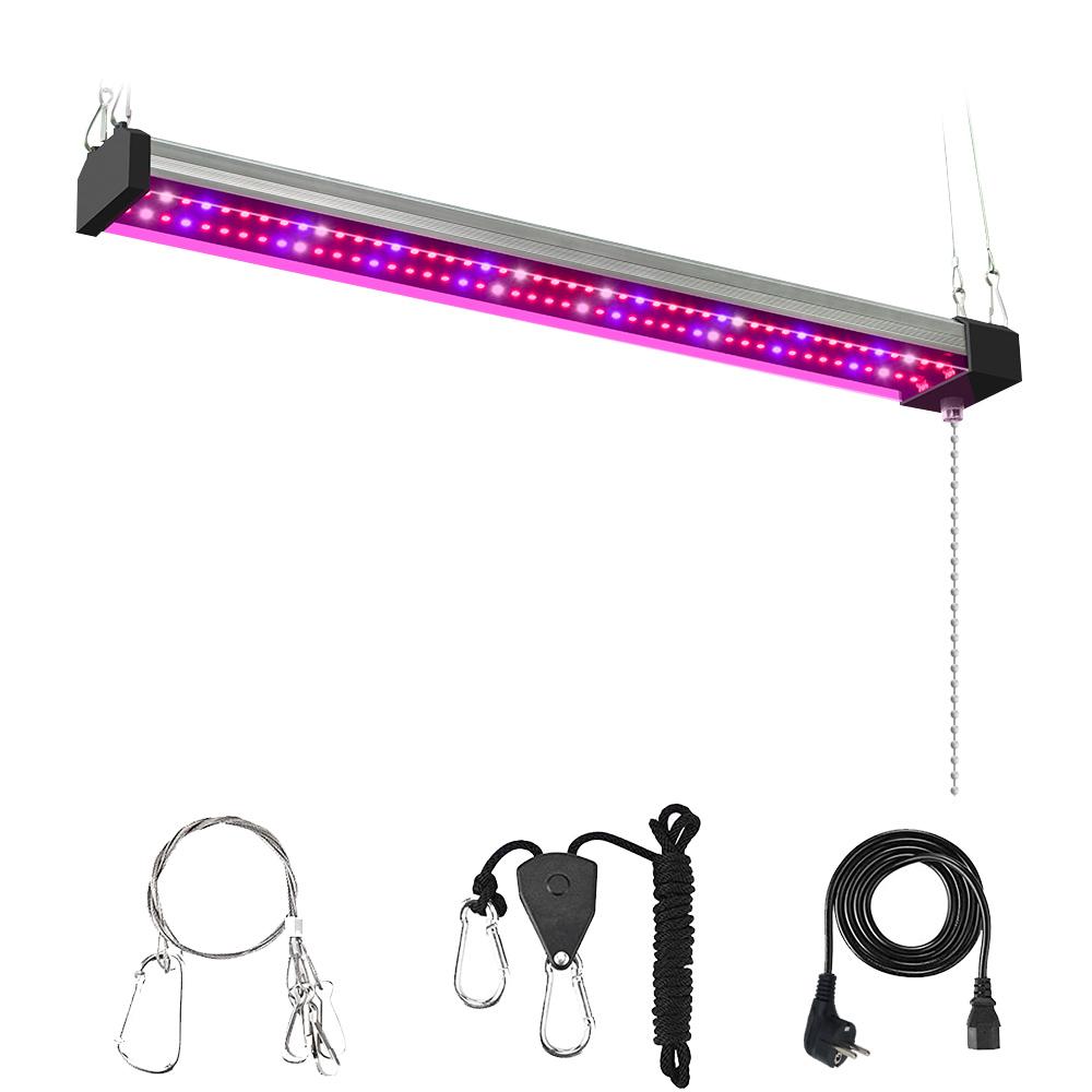 Подключаемый светодиодный светильник для выращивания растений, гидропонная лампа полного спектра с выключателем на цепочке, панель фитоламп для выращивания овощей и цветов в помещении