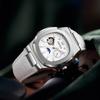 High Quality Sun Moon Star Morning Mechanical Watch Men's Hollow Leather Waterproof Watch