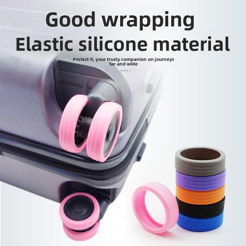Suitcase Wheel Protection Cover, Wear-resistant and Silent Pull Rod, Suitcase Caster Cover, Silent Wheel Protection Cover